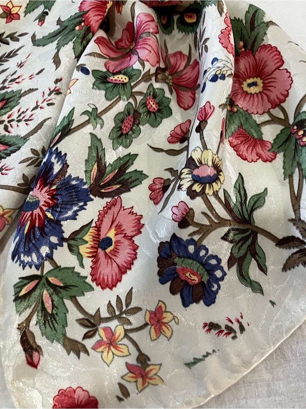 Vtg. Italian Silk Scarf - Picture 3 of 5